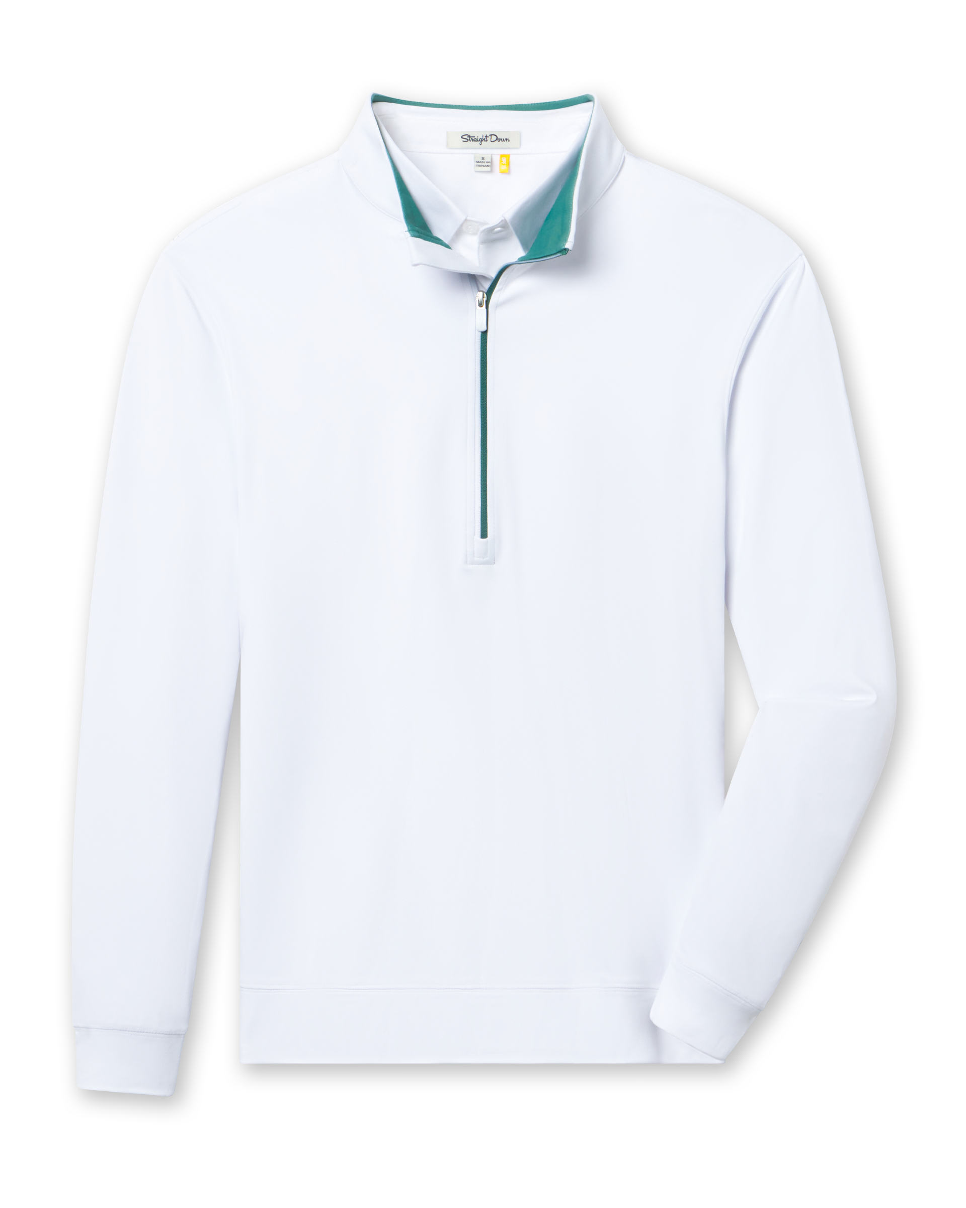 Straight Down Patron Quarter Zip - White Sage