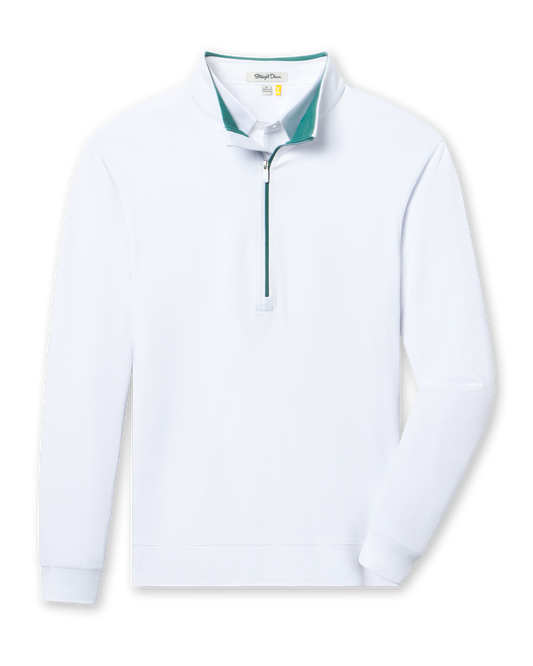 Straight Down Patron Quarter Zip - White Sage