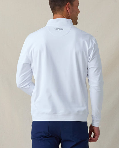 Straight Down Patron Quarter Zip - White Sage