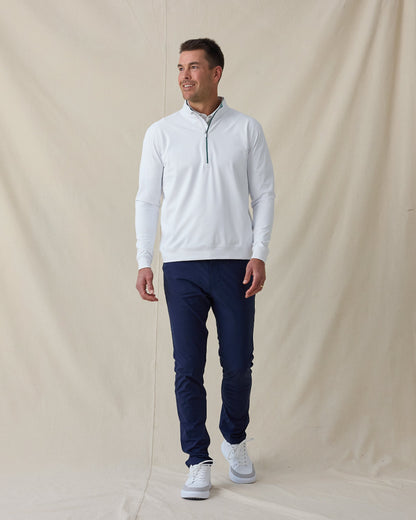 Straight Down Patron Quarter Zip - White Sage