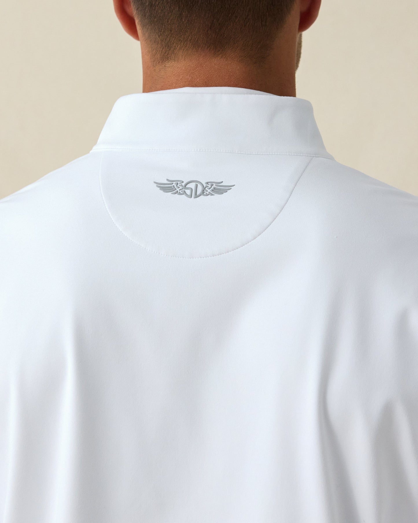 Straight Down Patron Quarter Zip - White Sage