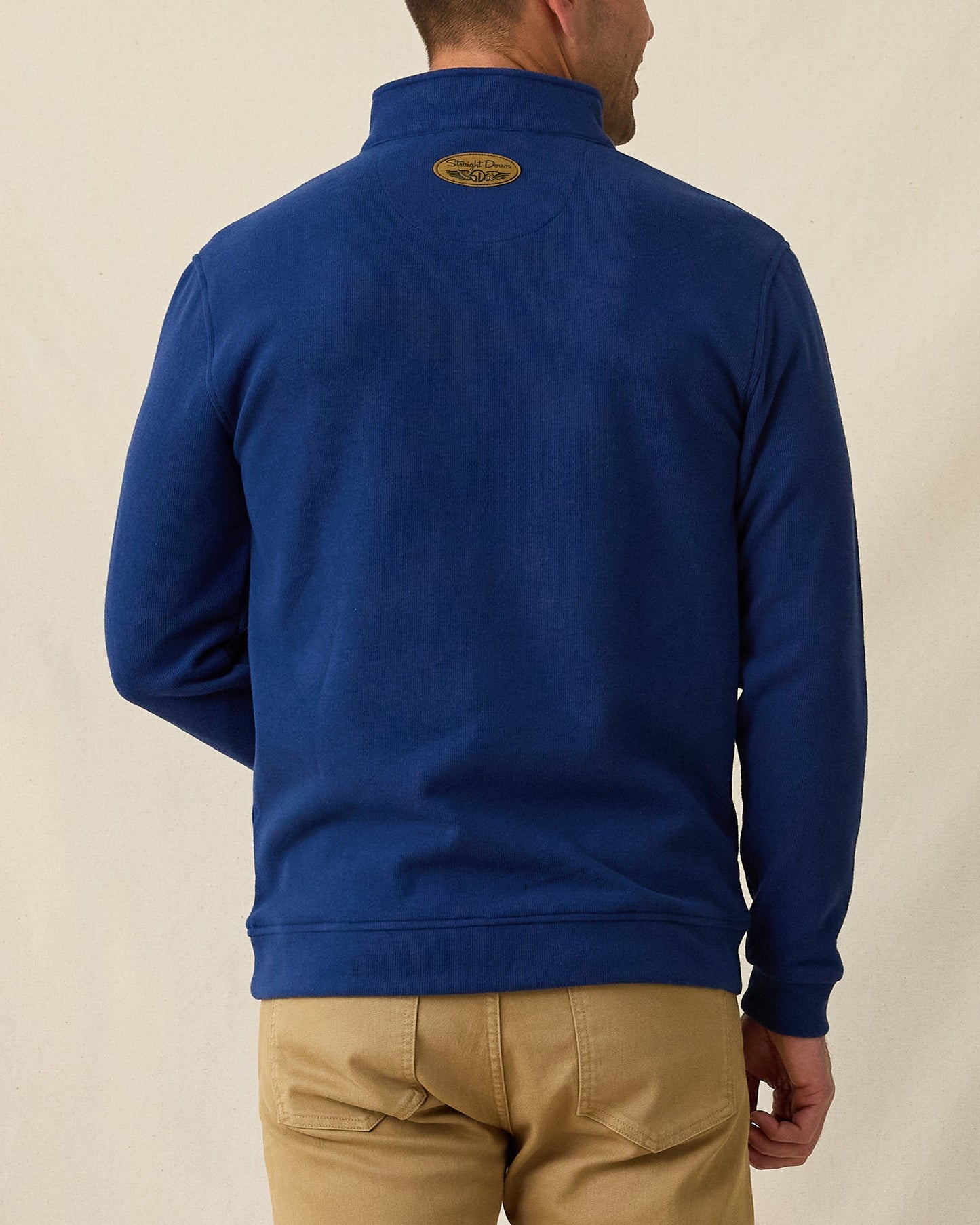 Straight Down Montecito Quarter Zip - New Indigo
