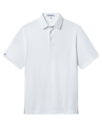 Straight Down Oxford Polo - White