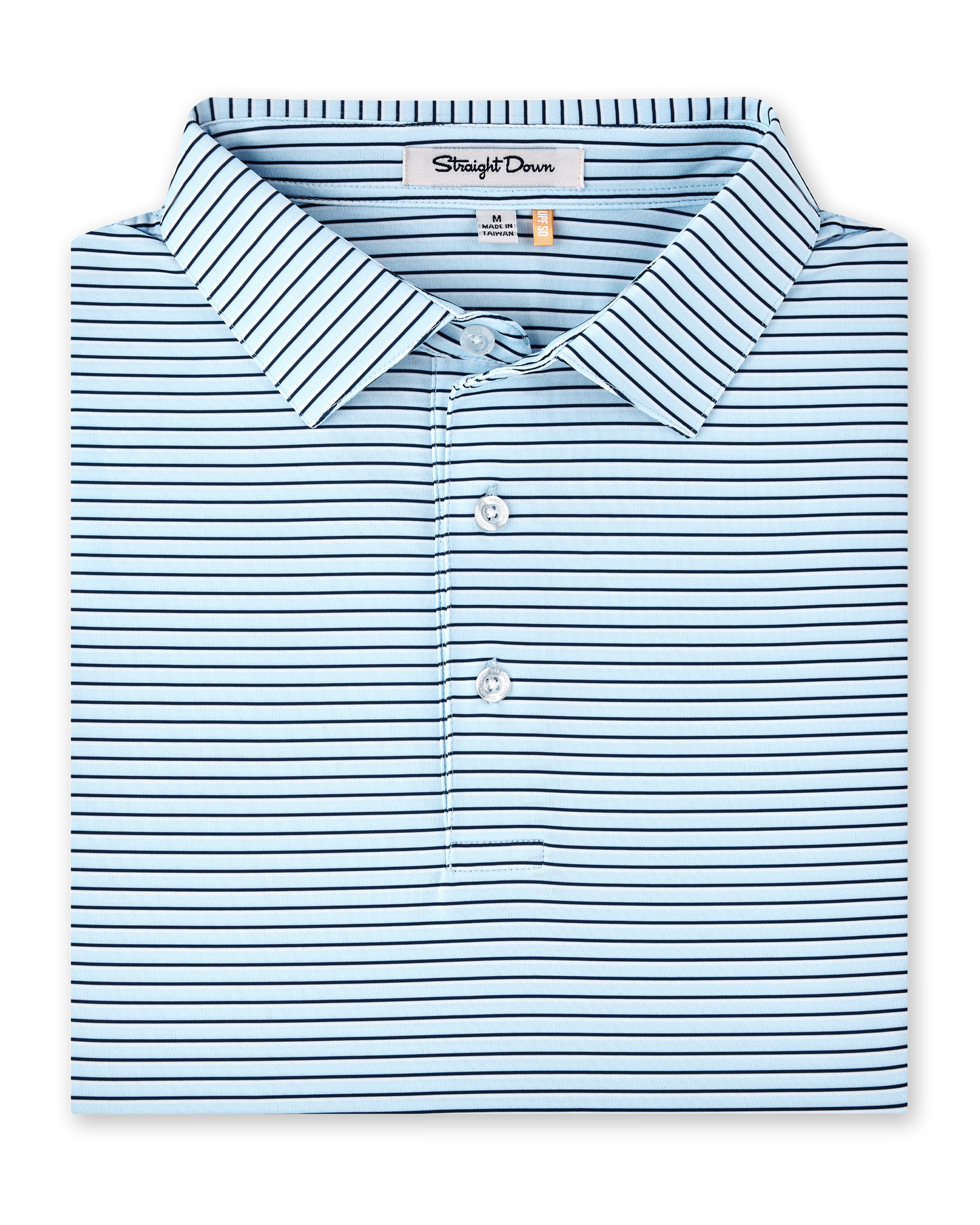 Straight Down Channel Stripe Polo - Nantucket