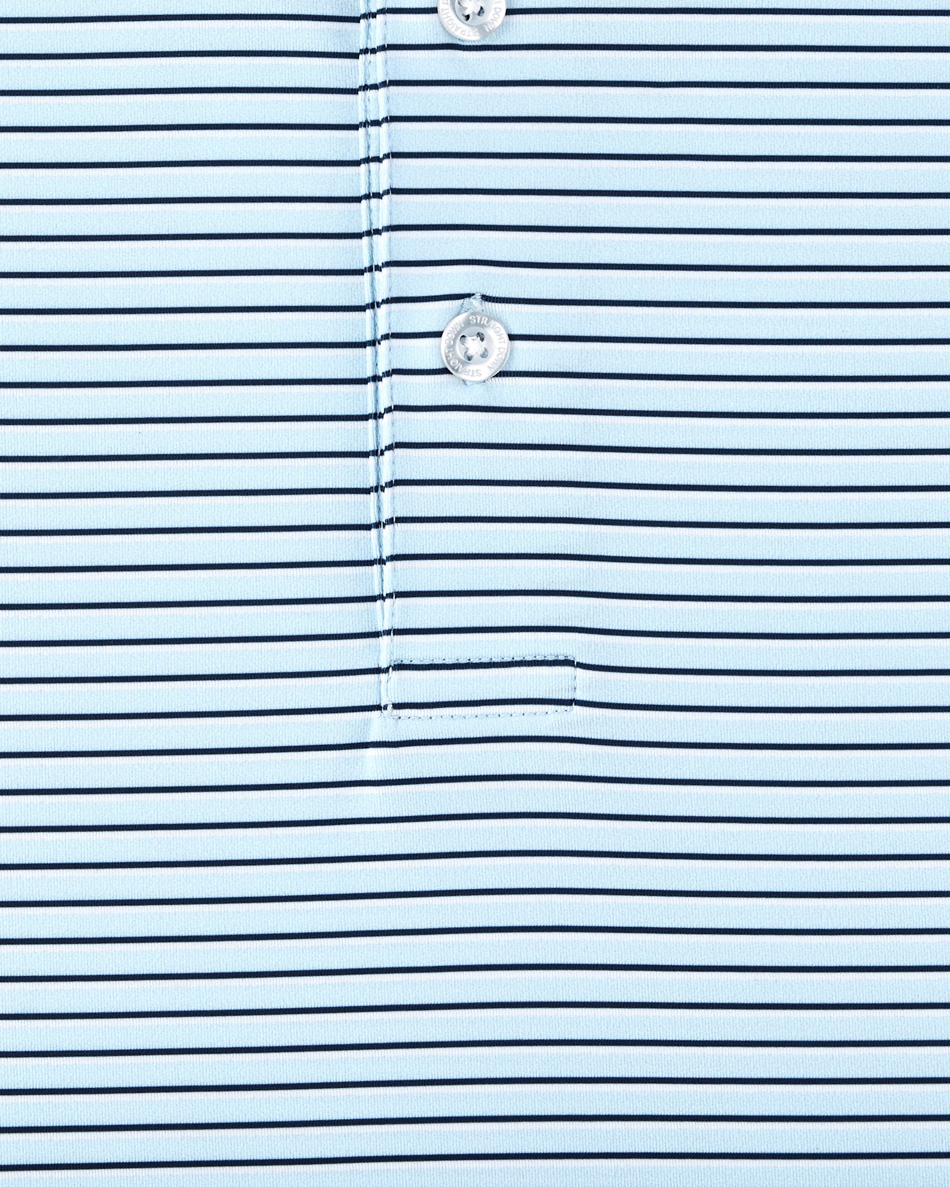 Straight Down Channel Stripe Polo - Nantucket