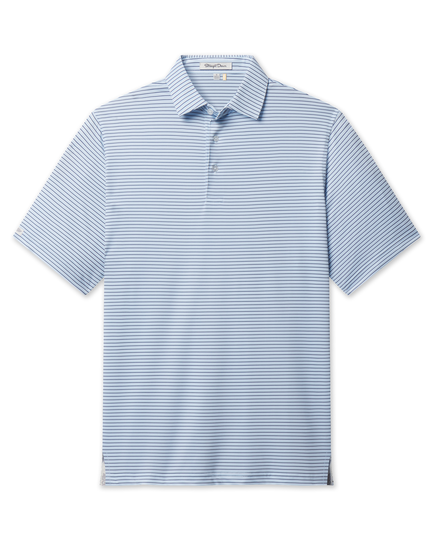 Straight Down Channel Stripe Polo - Nantucket