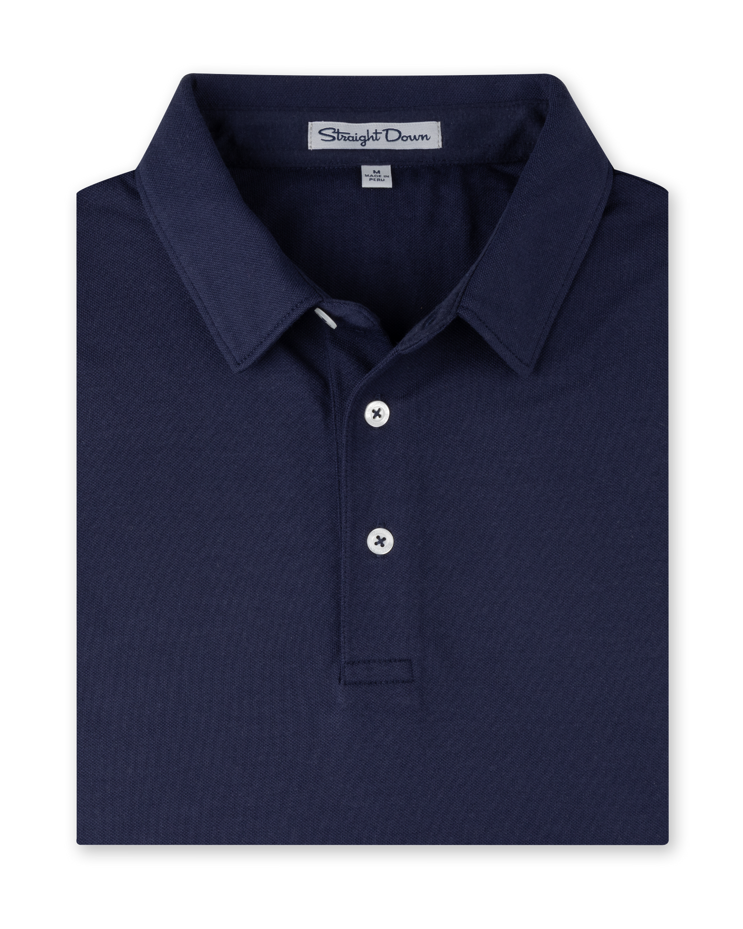 Straight Down Oxford Polo - New Indigo