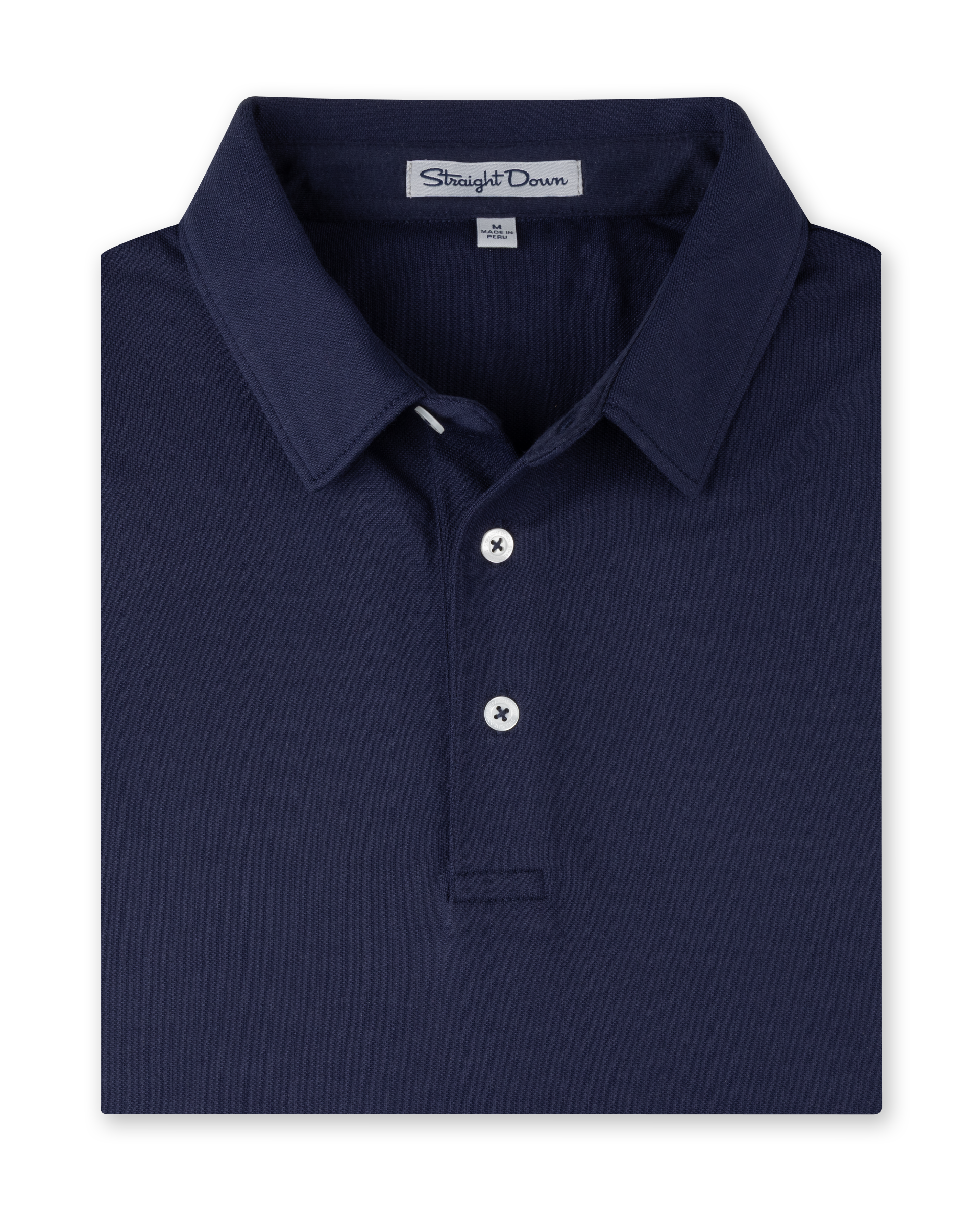 Straight Down Oxford Polo - New Indigo