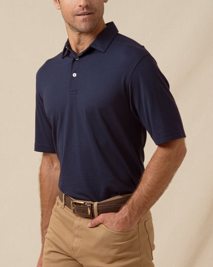 Straight Down Oxford Polo - New Indigo