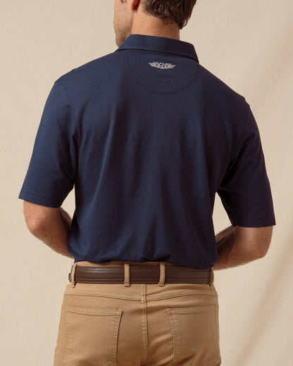 Straight Down Oxford Polo - New Indigo