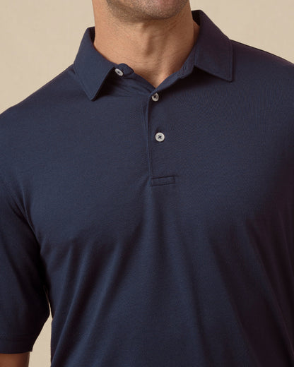 Straight Down Oxford Polo - New Indigo