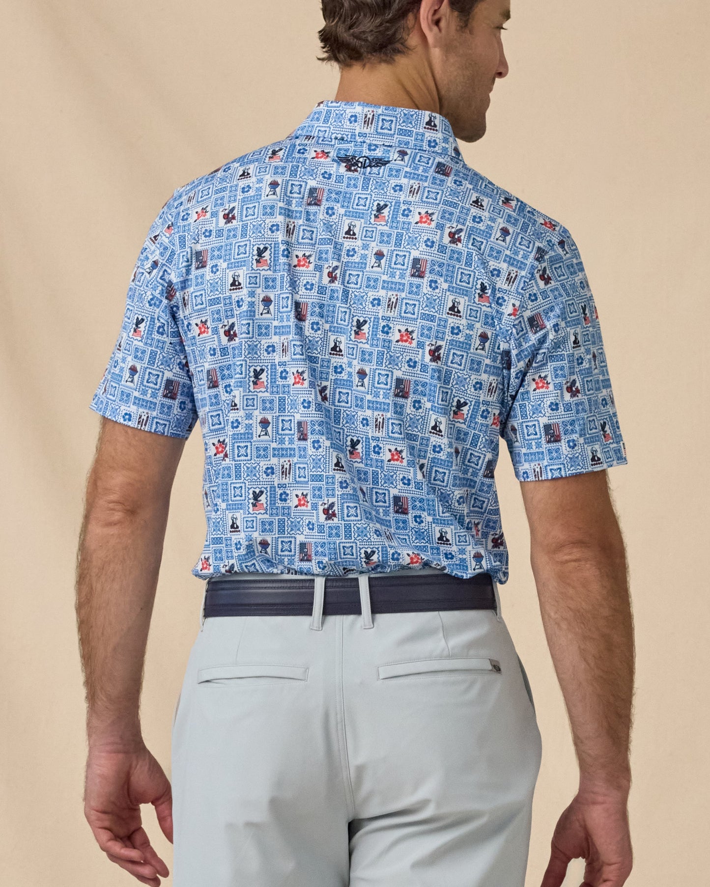 Straight Down Aloha 250 Polo - Cobalt