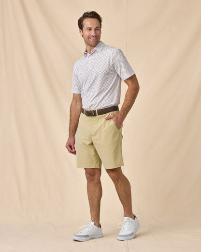 Straight Down Casino Polo - Flag Red