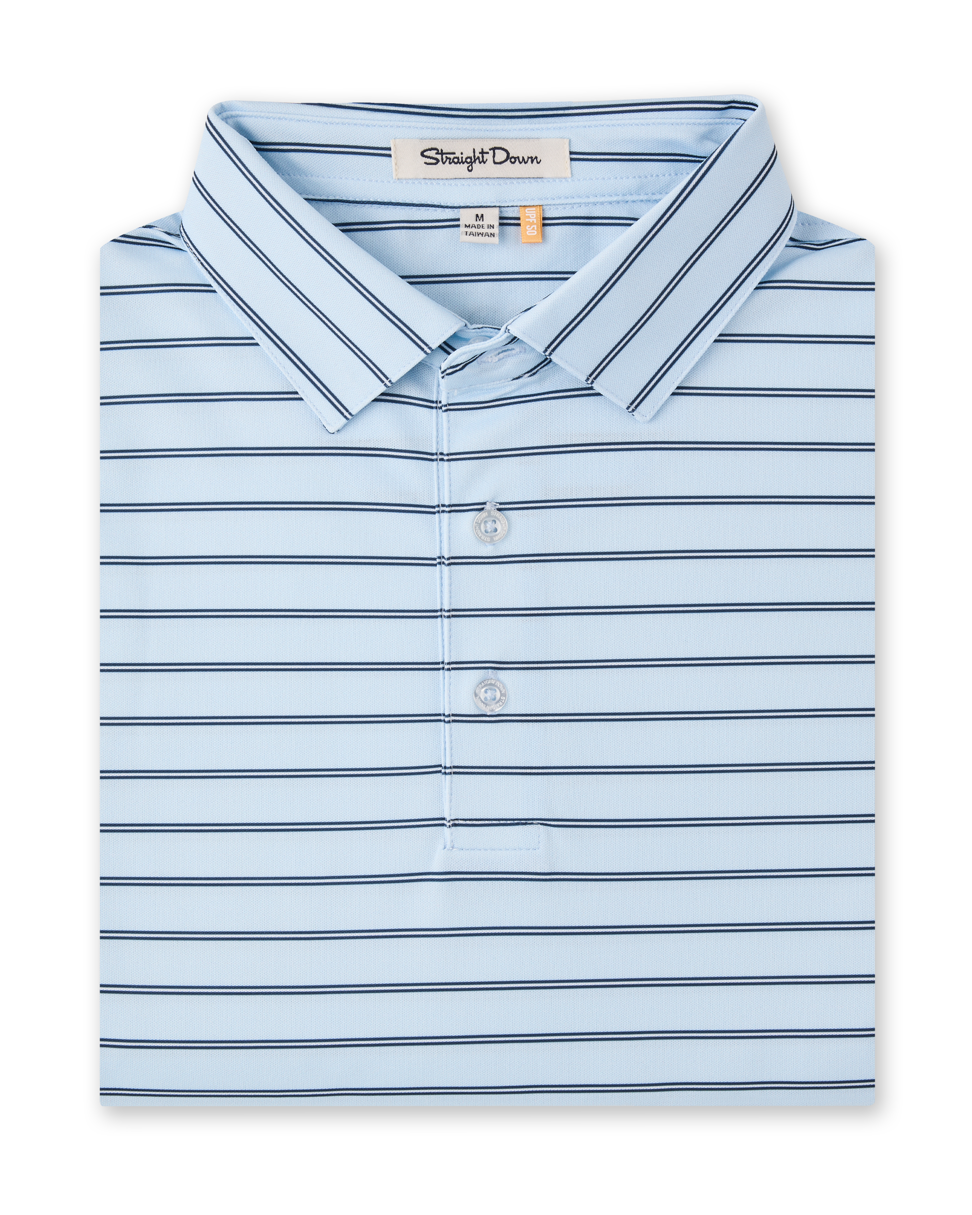 Straight Down Quintero Stripe Polo - Nantucket