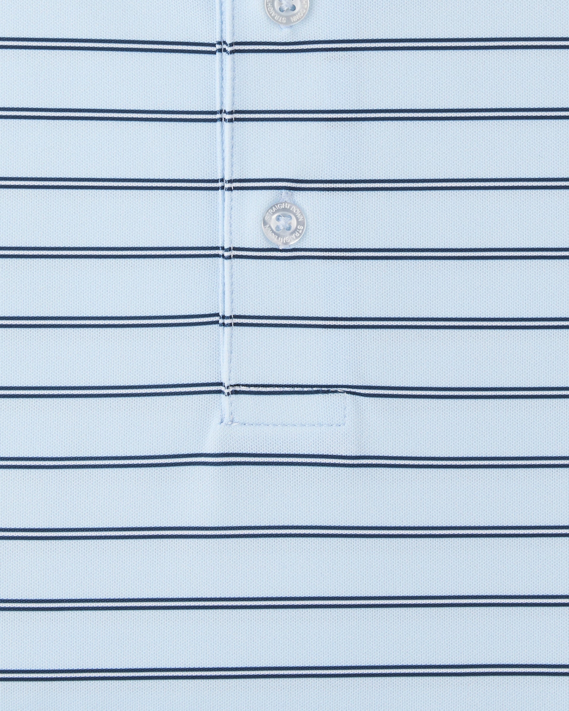 Straight Down Quintero Stripe Polo - Nantucket