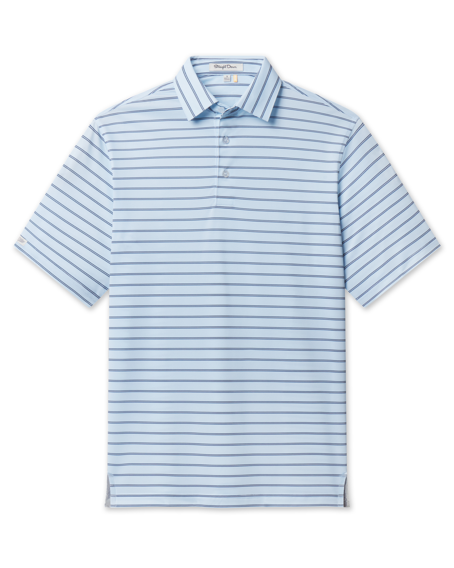Straight Down Quintero Stripe Polo - Nantucket