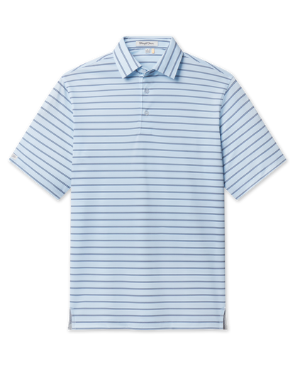 Straight Down Quintero Stripe Polo - Nantucket