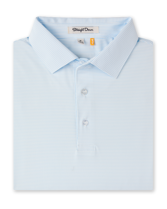 Straight Down Peninsula Stripe Polo - Nantucket