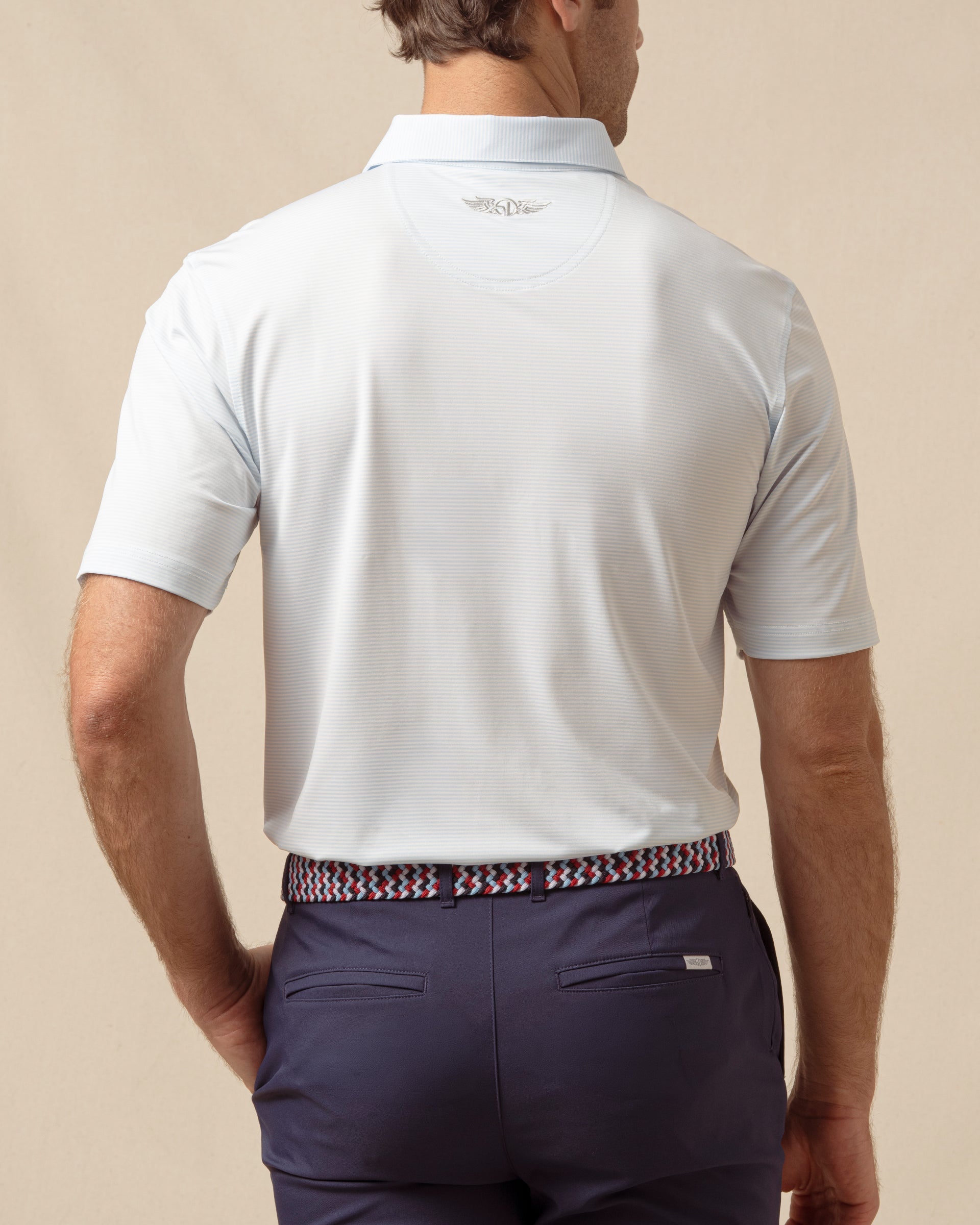 Straight Down Peninsula Stripe Polo - Nantucket