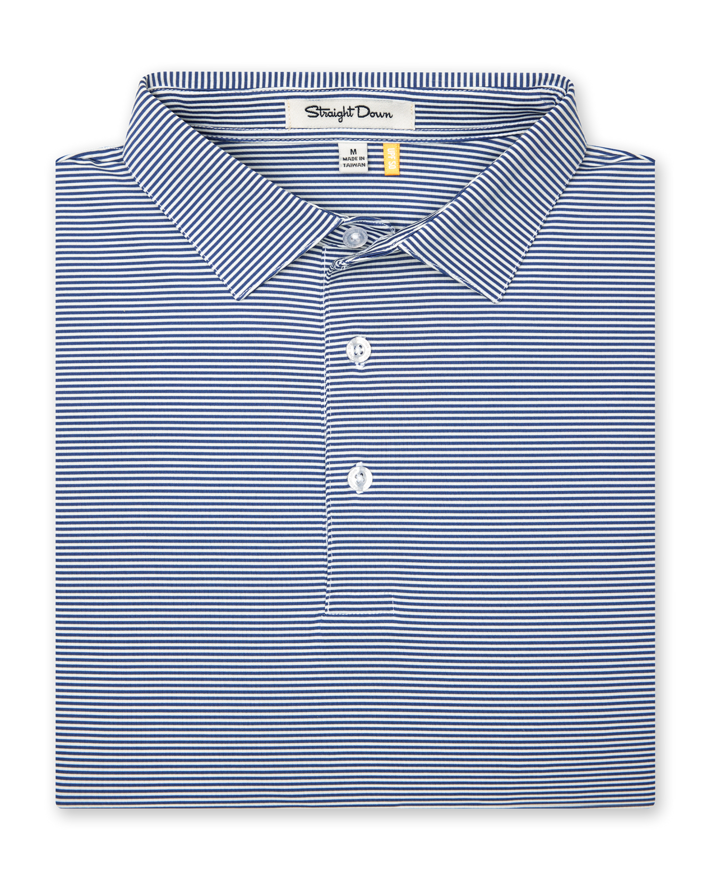 Straight Down Peninsula Stripe Polo - Moonlight