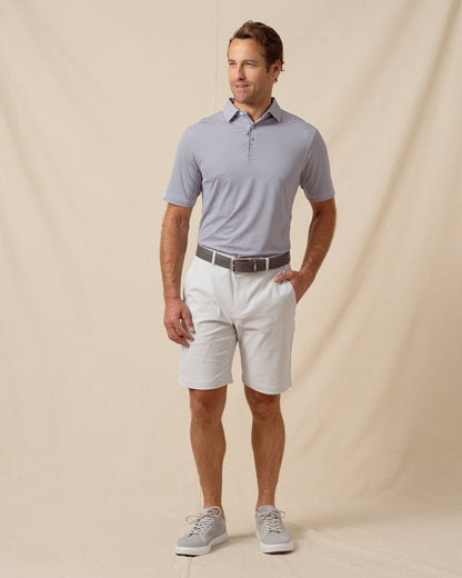 Straight Down Peninsula Stripe Polo - Moonlight