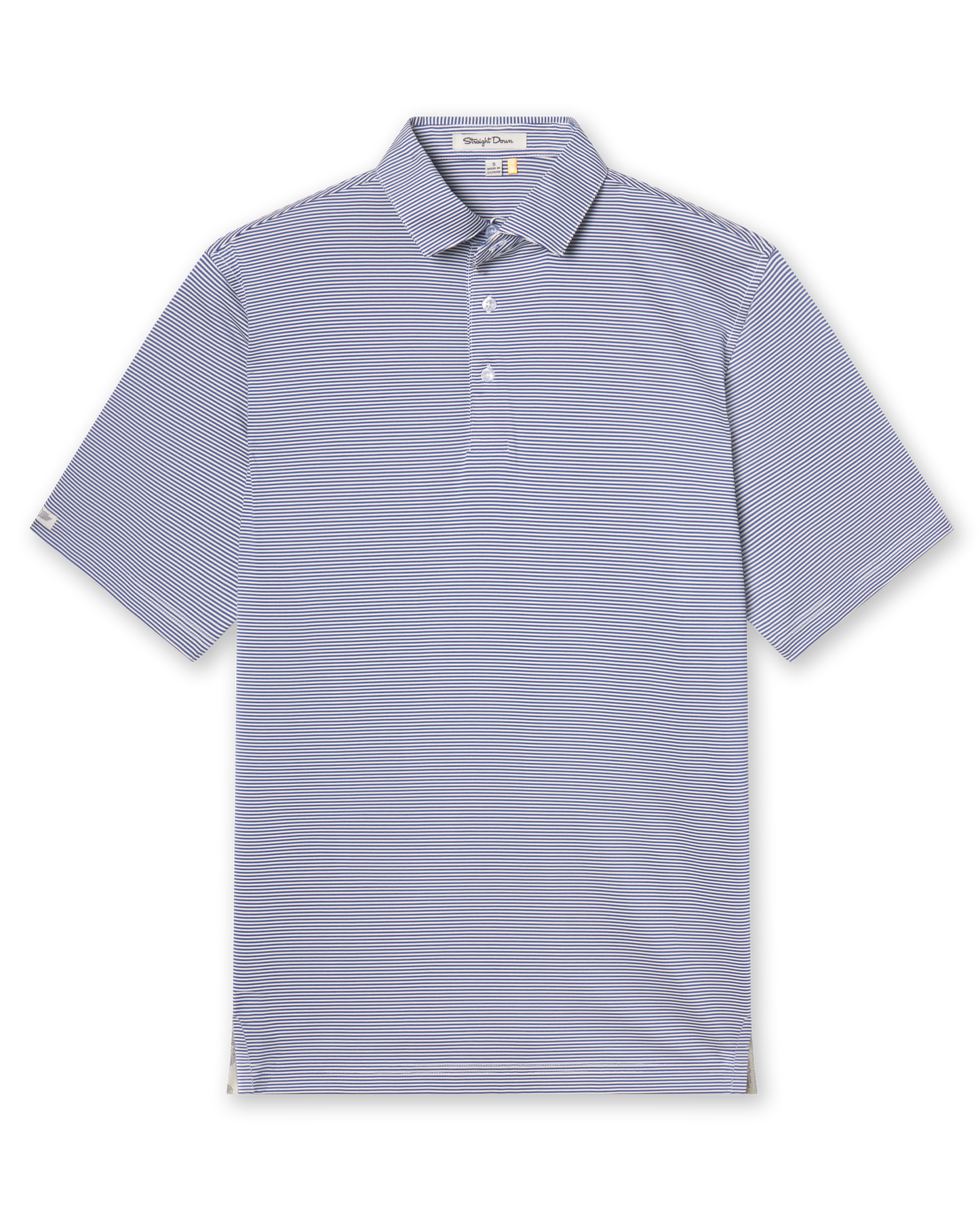 Straight Down Peninsula Stripe Polo - Moonlight