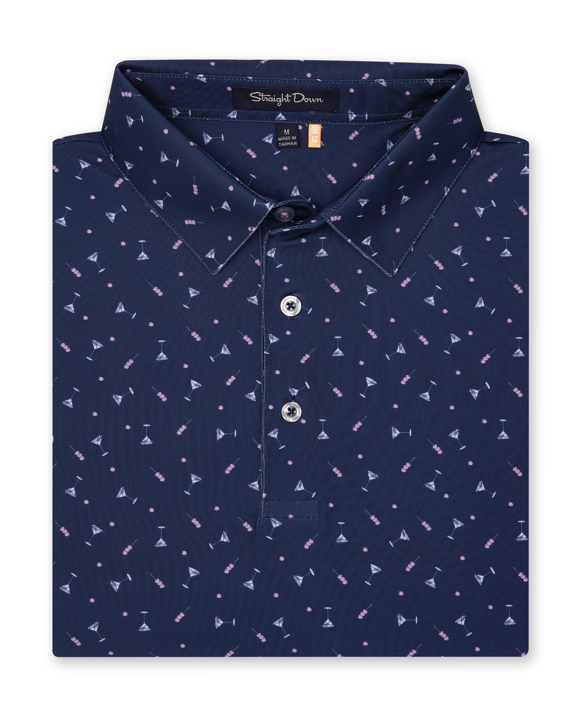 Straight Down Extra Dirty Polo - New Indigo
