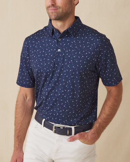 Straight Down Extra Dirty Polo - New Indigo