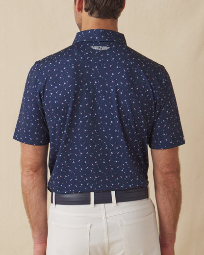 Straight Down Extra Dirty Polo - New Indigo