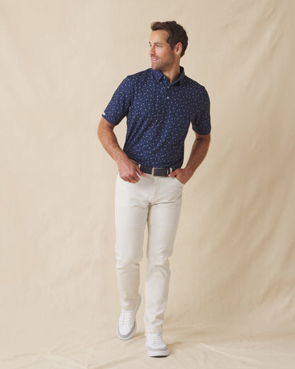 Straight Down Extra Dirty Polo - New Indigo