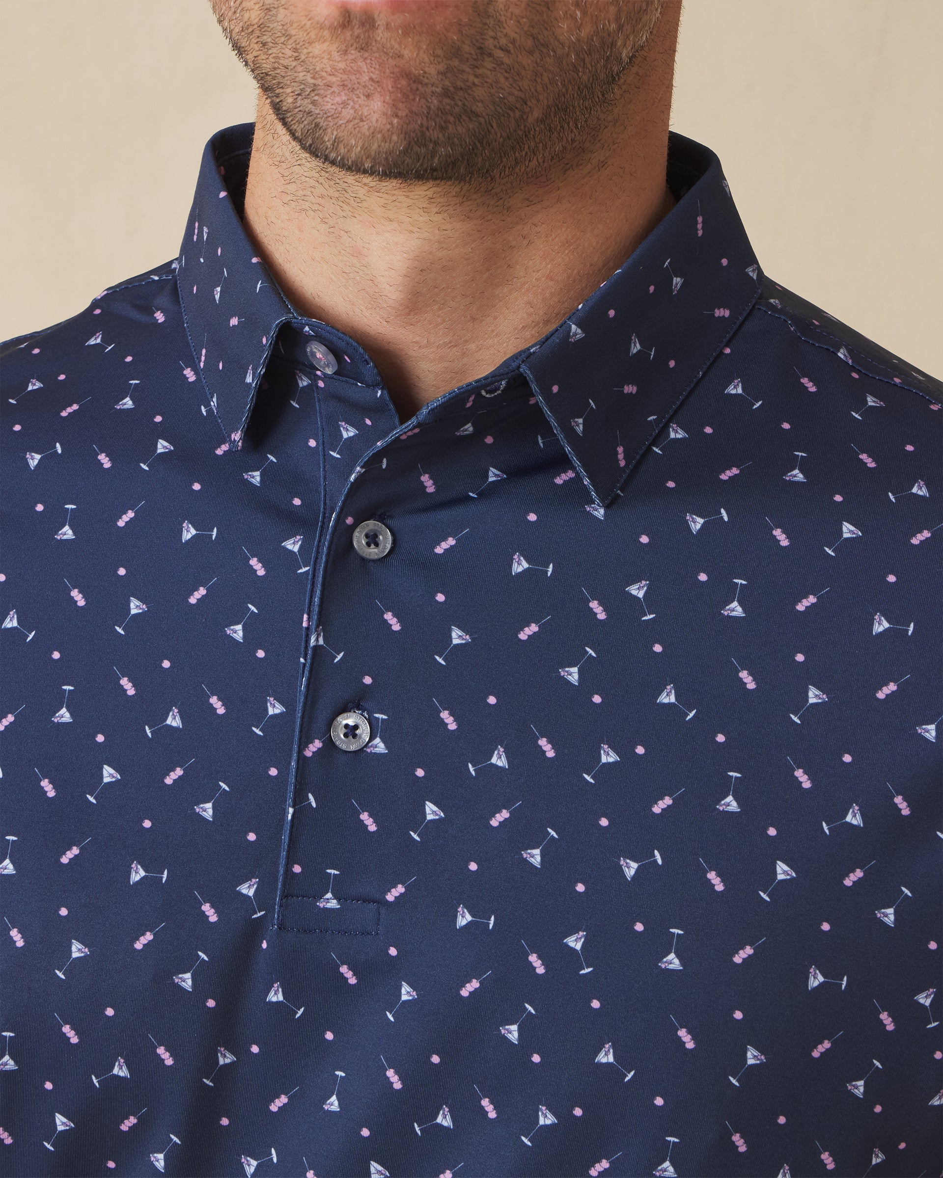 Straight Down Extra Dirty Polo - New Indigo