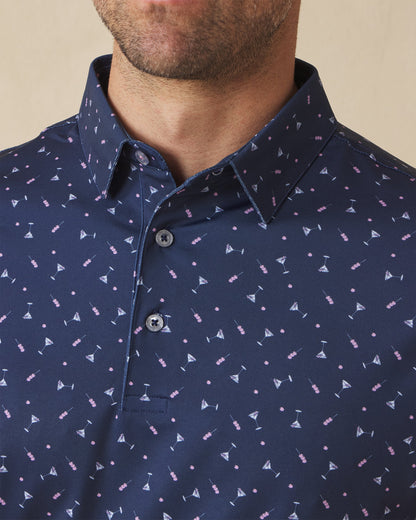 Straight Down Extra Dirty Polo - New Indigo