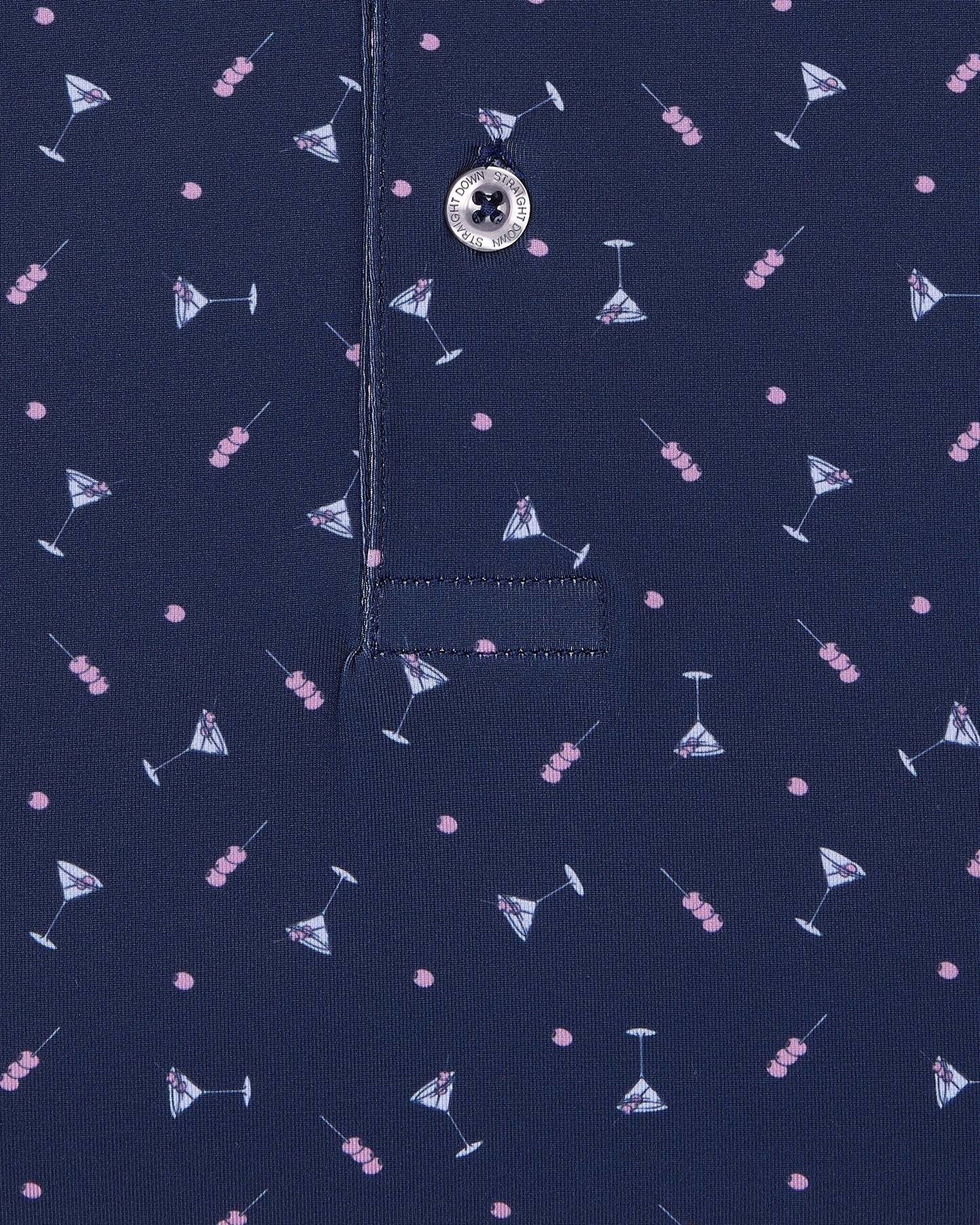 Straight Down Extra Dirty Polo - New Indigo
