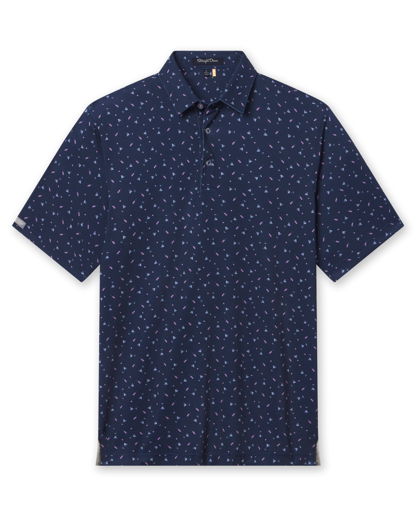 Straight Down Extra Dirty Polo - New Indigo