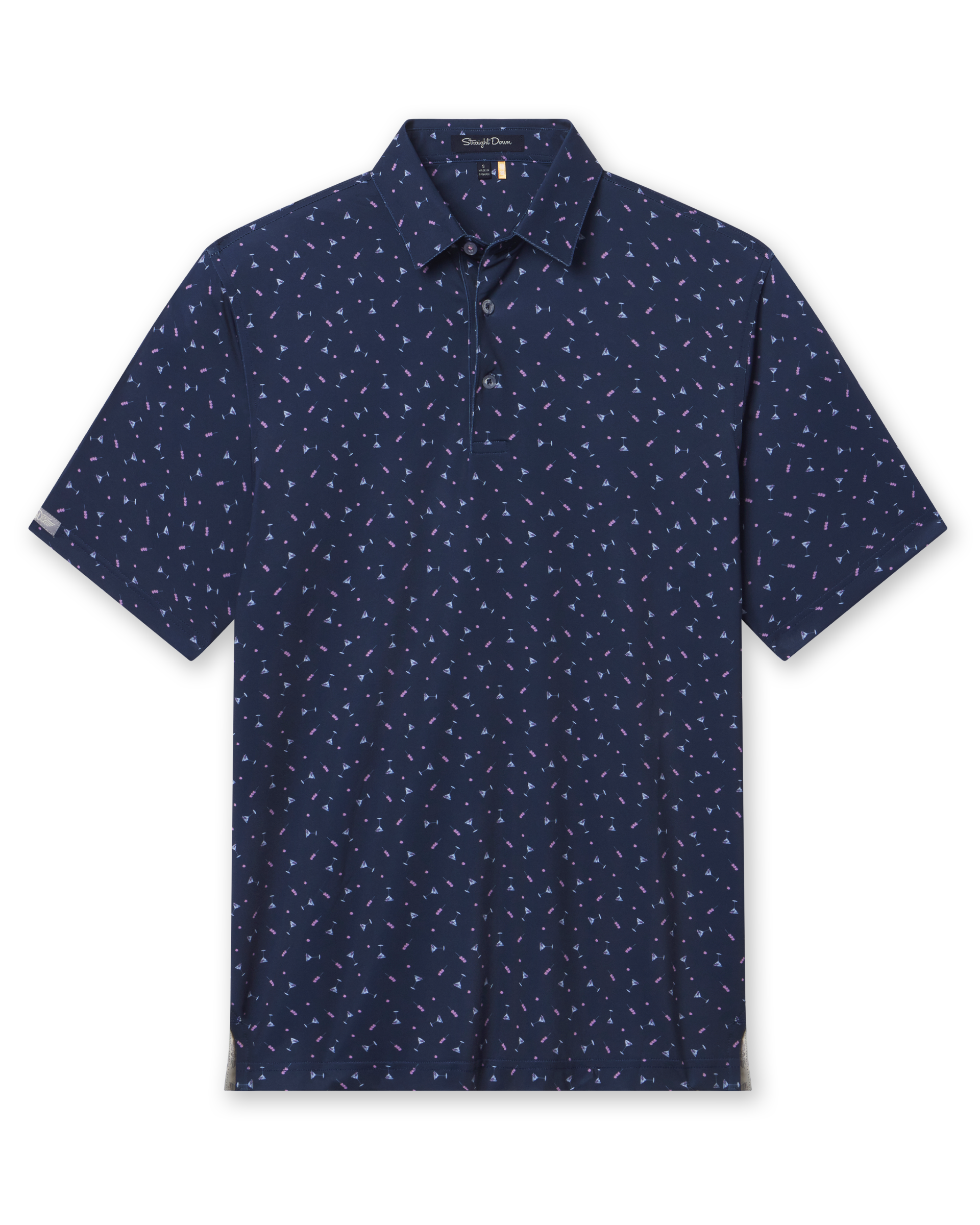 Straight Down Extra Dirty Polo - New Indigo