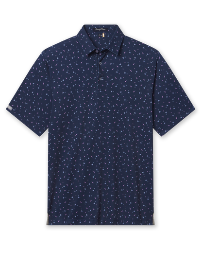 Straight Down Extra Dirty Polo - New Indigo