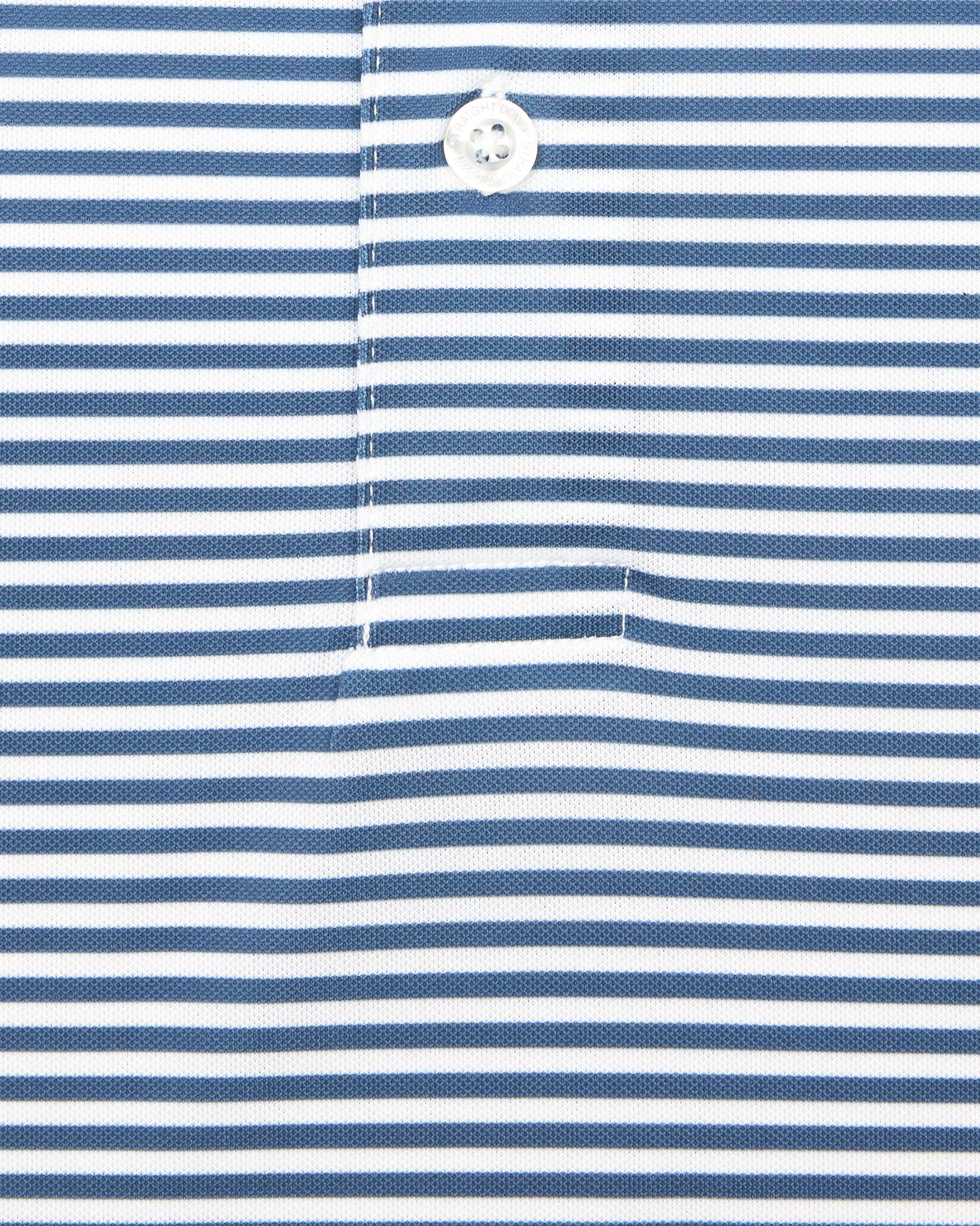 Straight Down Del Mar Stripe Polo - Moonlight