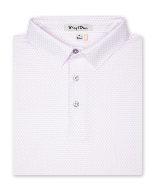 Straight Down Ace Polo - Lilac