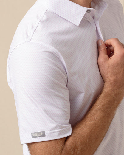 Straight Down Ace Polo - Lilac