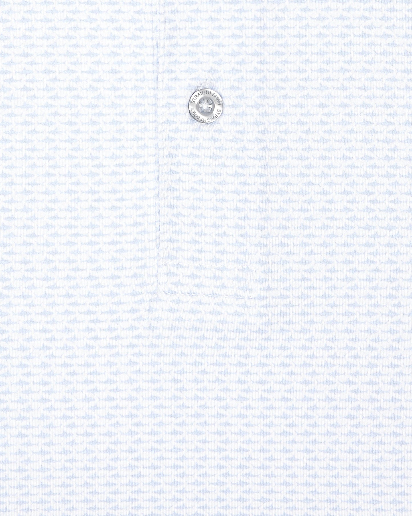 Straight Down Shark Attack Polo - Powder