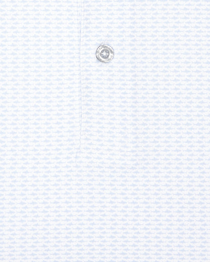 Straight Down Shark Attack Polo - Powder