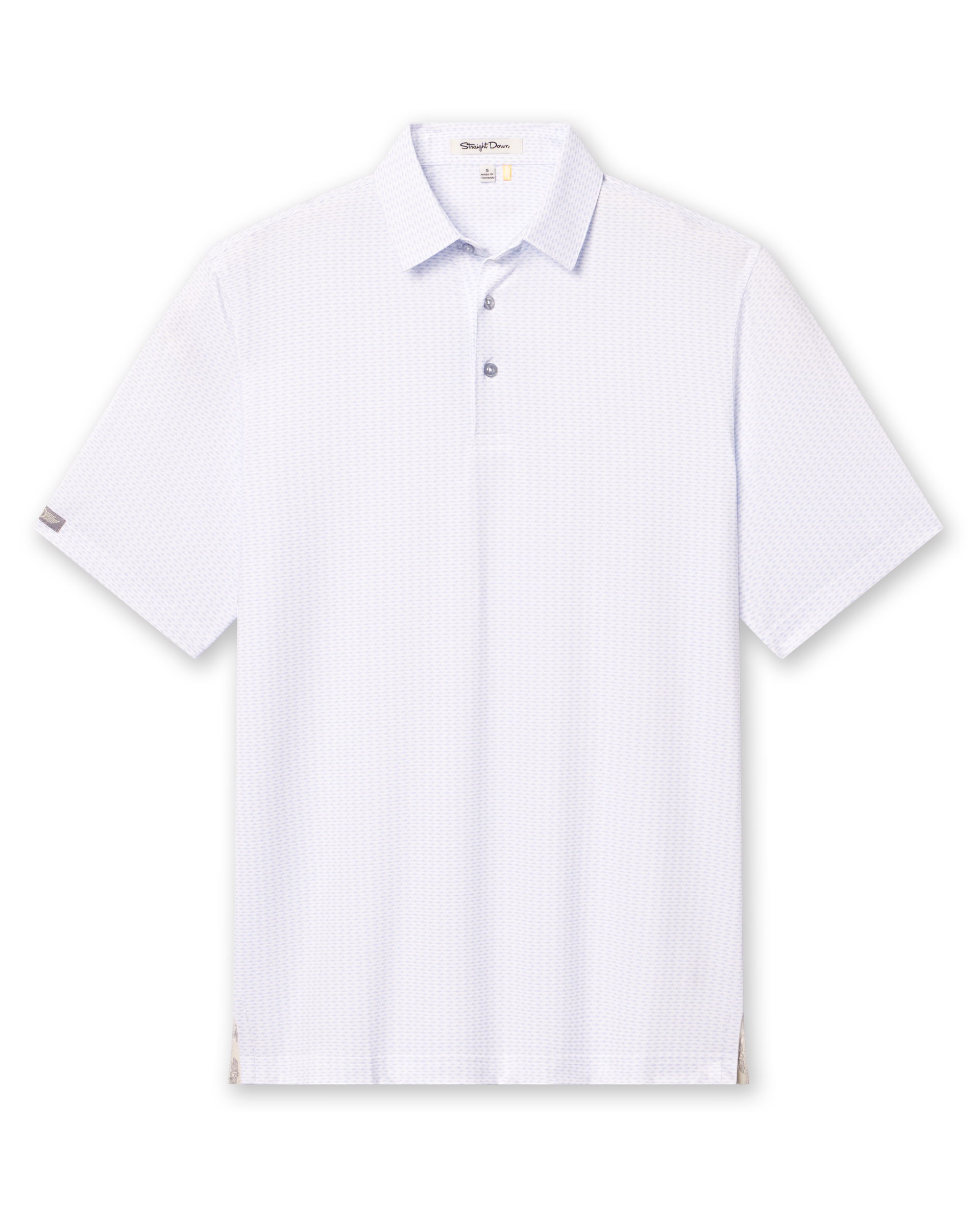 Straight Down Shark Attack Polo - Powder