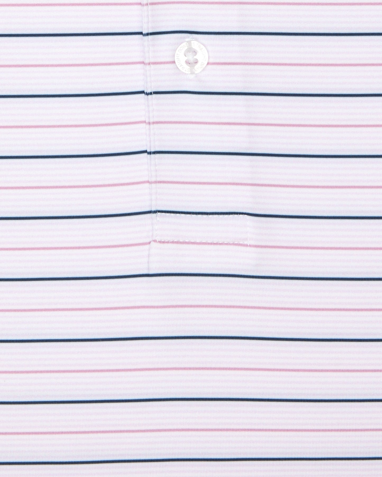 Straight Down Key West Stripe Polo - Lilac