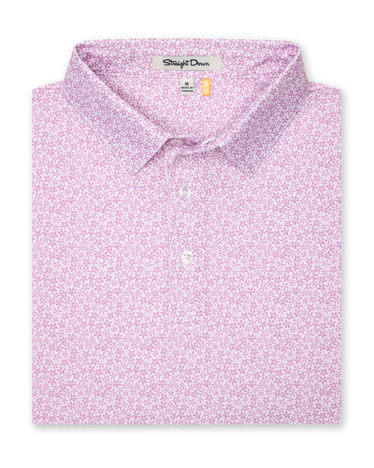 Straight Down Oleander Polo - Haze