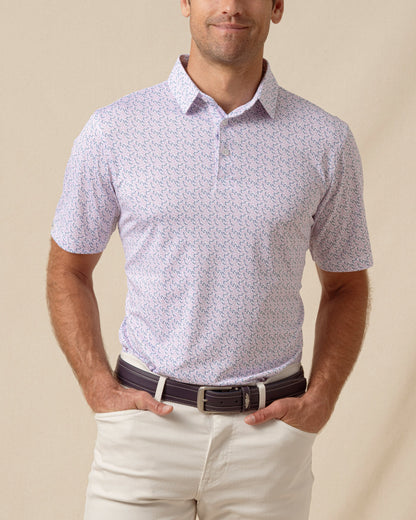 Straight Down Hot Shot Polo - Moonlight