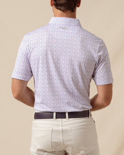 Straight Down Hot Shot Polo - Moonlight