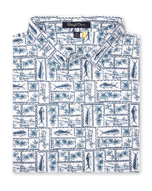 Straight Down Dorado Polo - Coastal