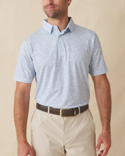 Straight Down American Muscle Polo - Moonlight