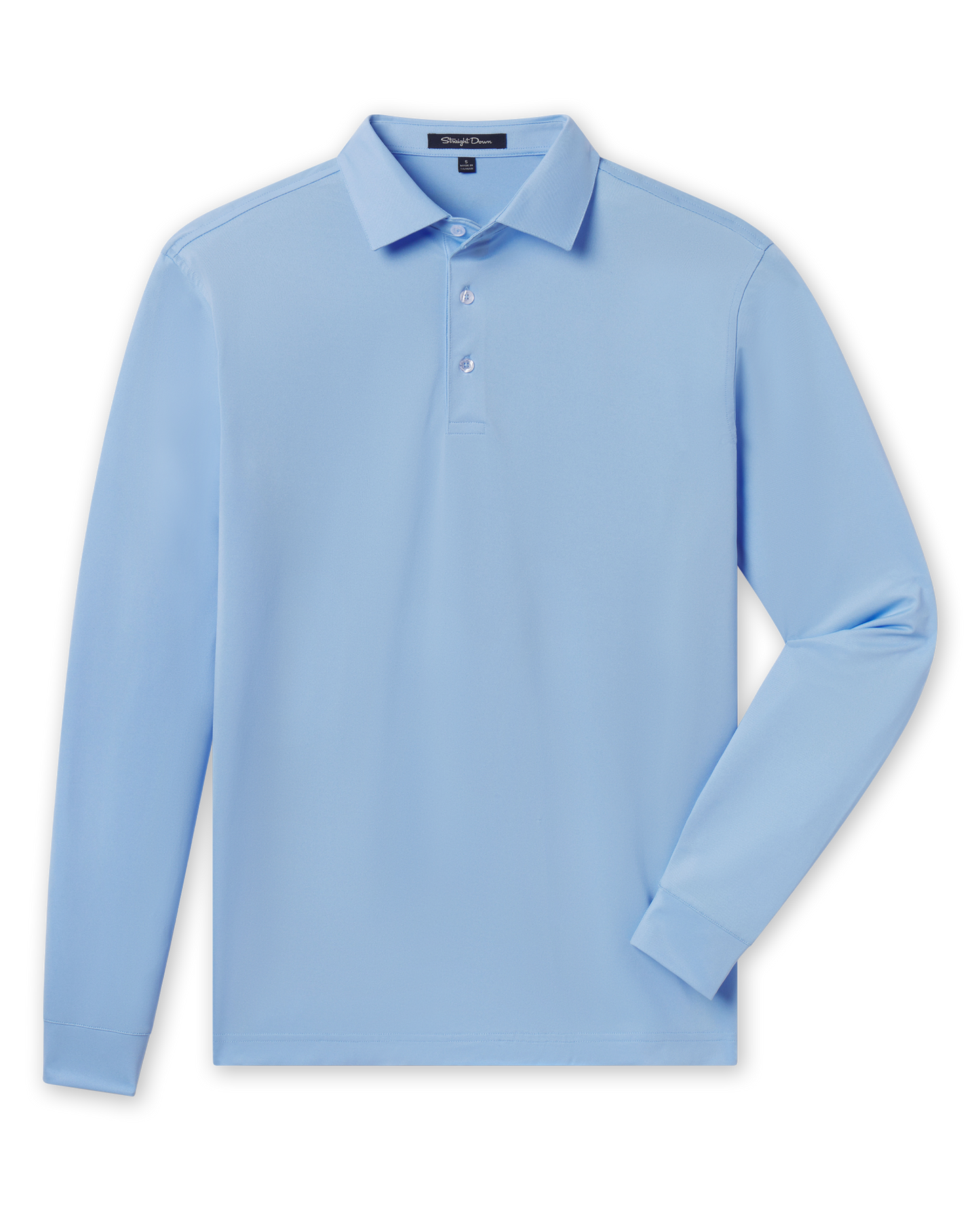 Straight Down Stearns Long Sleeve Polo - Carolina