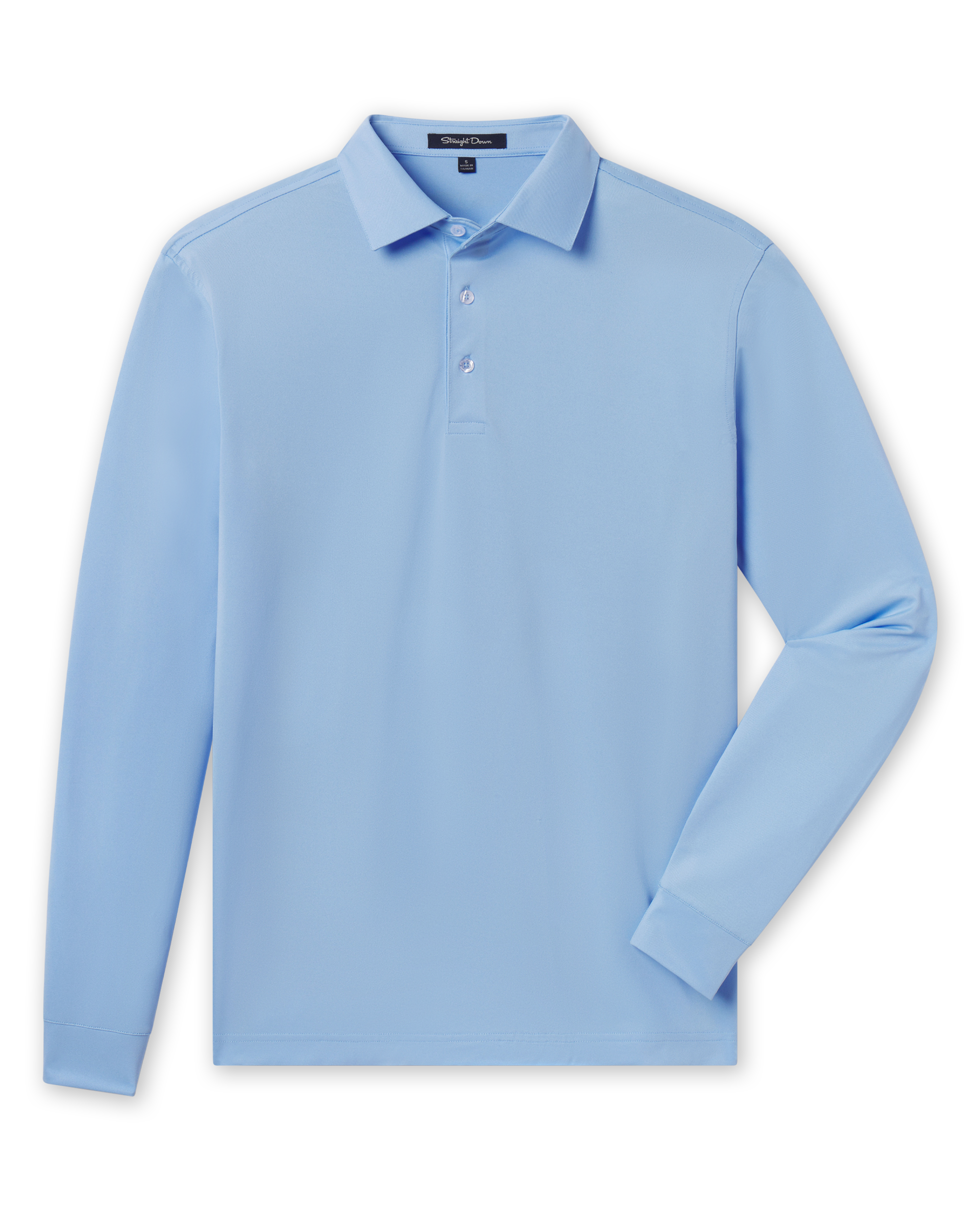 Straight Down Stearns Long Sleeve Polo - Carolina
